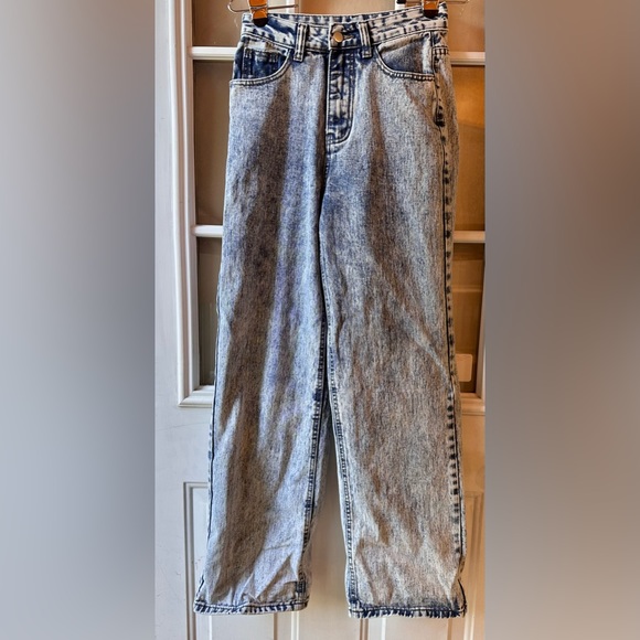 SHEIN - Women's Denium JEANS Sz XS - BLUE ACID WASH - Picture 8 of 14